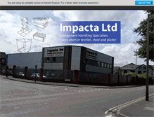 Tablet Screenshot of impacta.co.uk